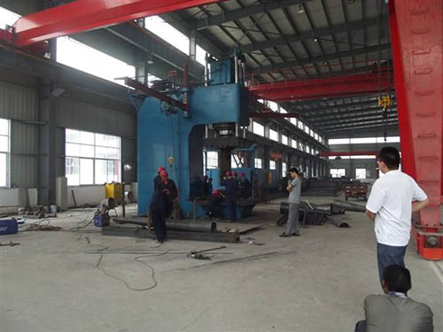 錐形鋼管車間展示